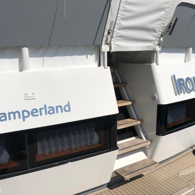Ironlady Heck Schriftzug